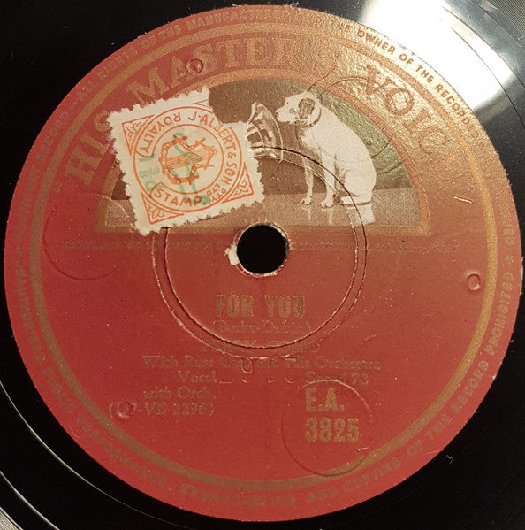 Perry Como : By The Way / For You (Shellac, 10")