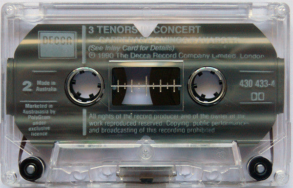 Carreras*, Domingo*, Pavarotti*, Mehta* : In Concert (Cass, Album, Dol)