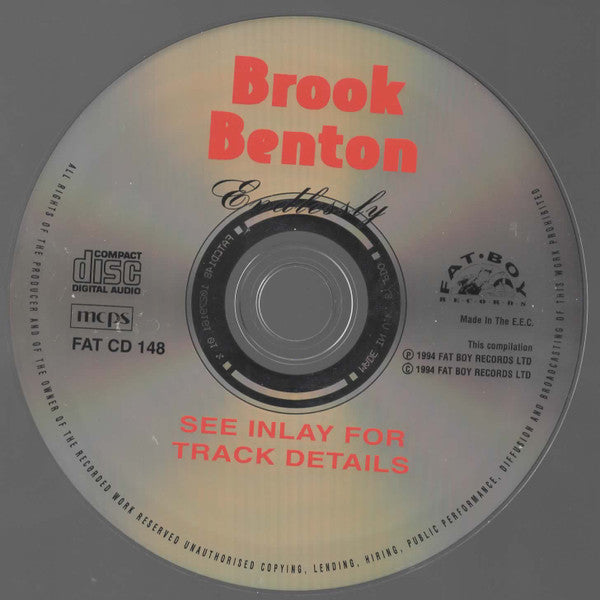 Brook Benton : Endlessly (CD, Comp)
