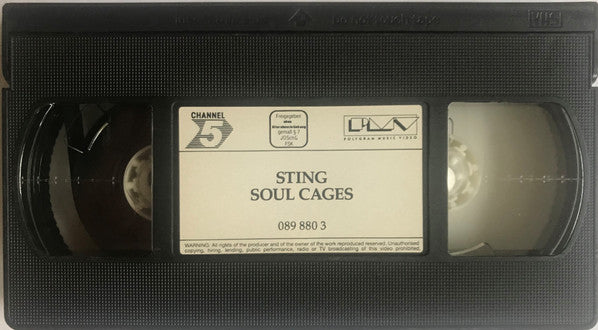 Sting : The Soul Cages Concert (VHS, PAL)
