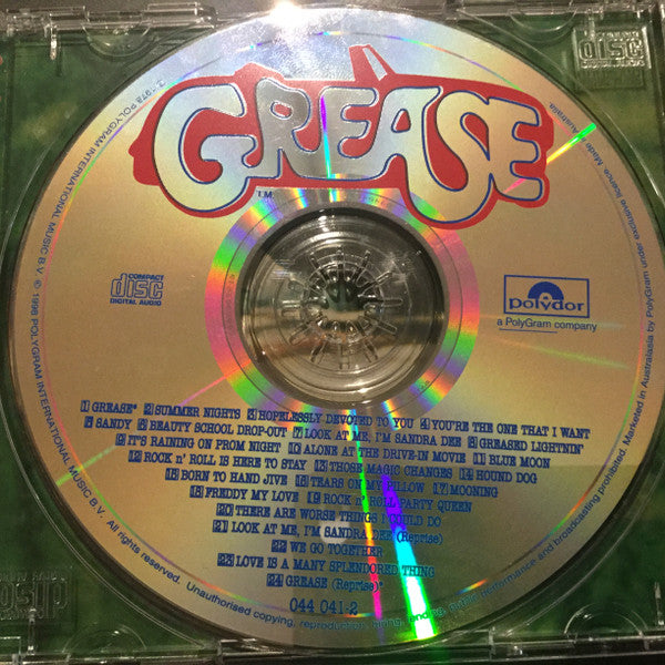 Various : Grease (The Original Soundtrack From The Motion Picture) (CD, Album, Enh, Ltd, RE)