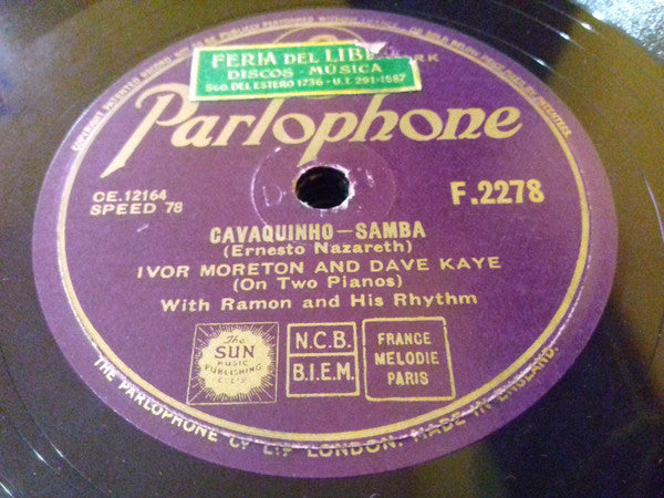Ivor Moreton And Dave Kaye With Ramon And His Rhythm : Samba Sud / Cavaquinho (Shellac, 10")