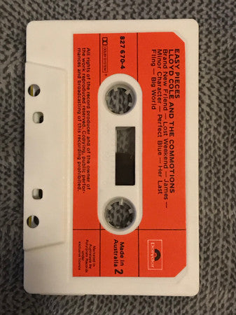 Lloyd Cole & The Commotions : Easy Pieces (Cass, Album)