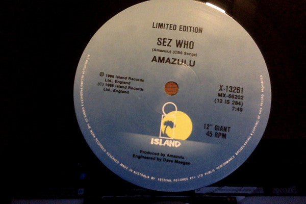 Amazulu : Too Good To Be Forgotten (12", Single, Ltd)