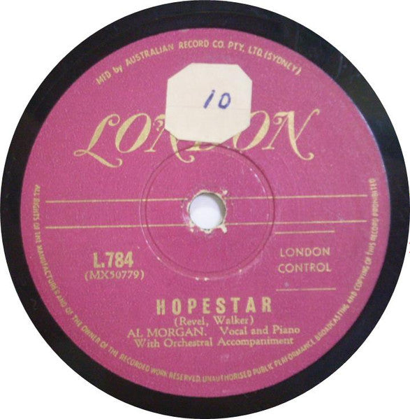 Al Morgan (3) : The Place Where I Worship / Hopestar (Shellac, 10")