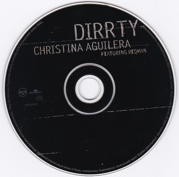 Christina Aguilera Featuring Redman : Dirrty (CD, Single)