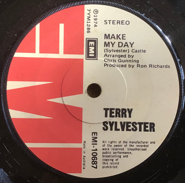 Terry Sylvester : End Of The Line (7", Single)