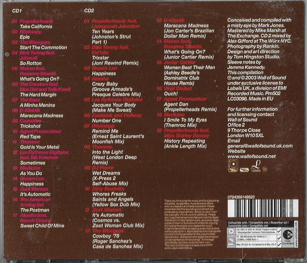 Various : Off The Wall - 10 Years Of Wall Of Sound (2xCD, Comp, Copy Prot., P/Mixed)