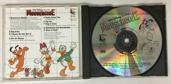 Various : Walt Disney Productions' Mousercise (CD, Album, RE)