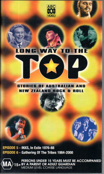 Various : Long Way To The Top (Stories Of Australian And New Zealand Rock & Roll) (3xVHS, PAL)