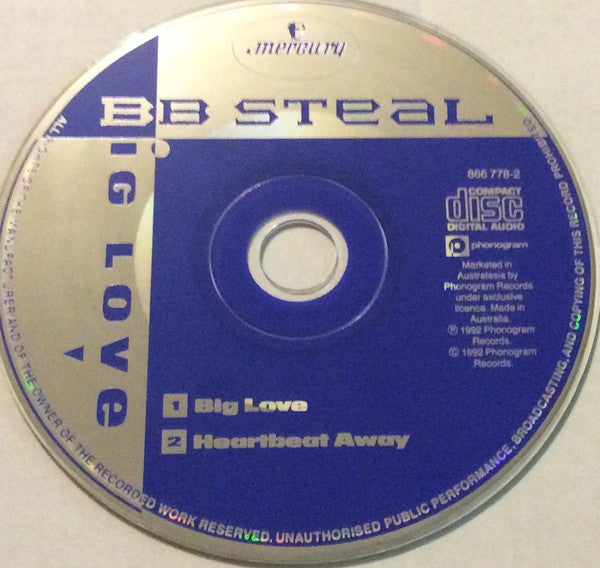 BB Steal : Big Love (CD, Single)