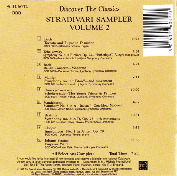 Various : Stradivari Sampler Vol. 2 (CD, Smplr)