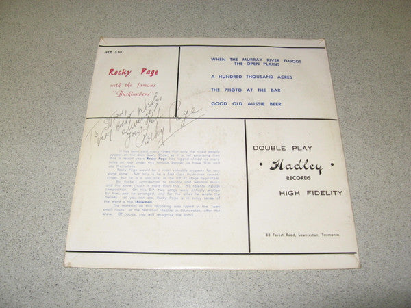 Rocky Page : Rocky Page (7", EP)