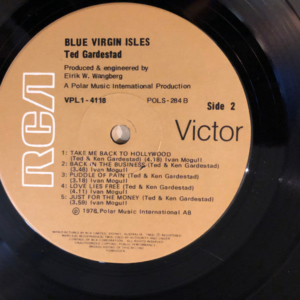 Ted* : Blue Virgin Isles (LP, Album)