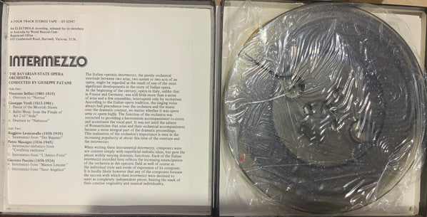 Bavarian State Opera Orchestra* Conducted By Giuseppe Patanè : Intermezzo (Reel, 4tr Stereo, 7" Reel, Album, Club)