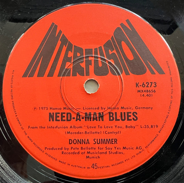 Donna Summer : Love To Love You, Baby (7")