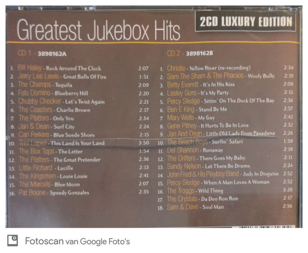 Various : Greatest Jukebox Hits (2xCD, Comp)