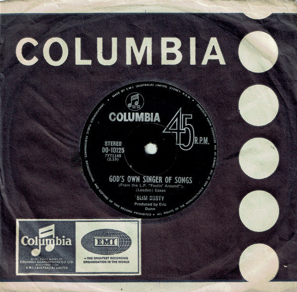 Slim Dusty And Joy McKean : Foolin' Around (7", Single)