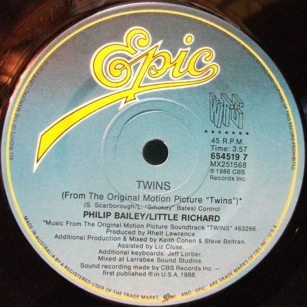 Philip Bailey / Little Richard : Twins (7", Single)