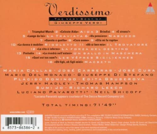 Giuseppe Verdi : Verdissimo (CD, Comp)