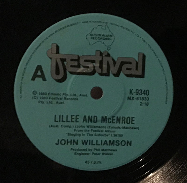 John Williamson : Lillee And McEnroe (7", Single)