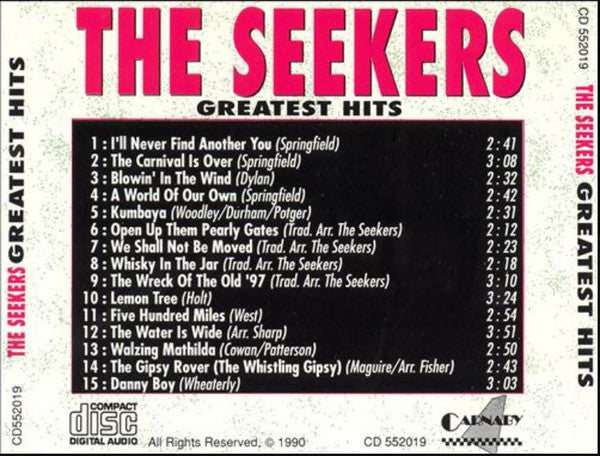 The Seekers : Greatest Hits (CD, Comp)