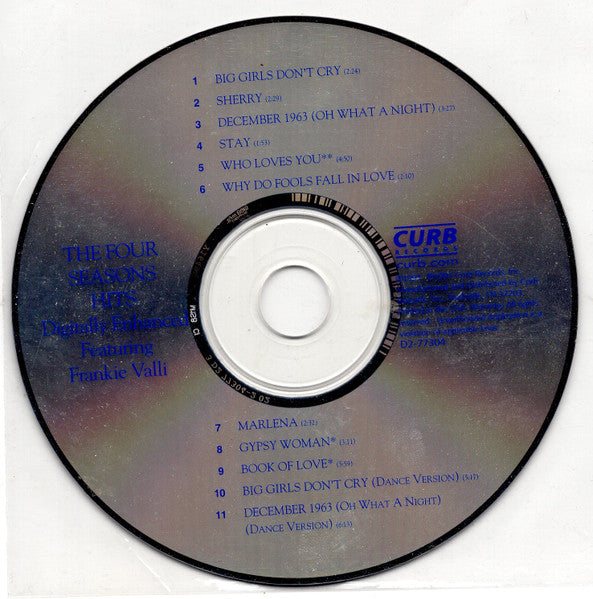 The Four Seasons Featuring Frankie Valli : Hits (CD, Comp)