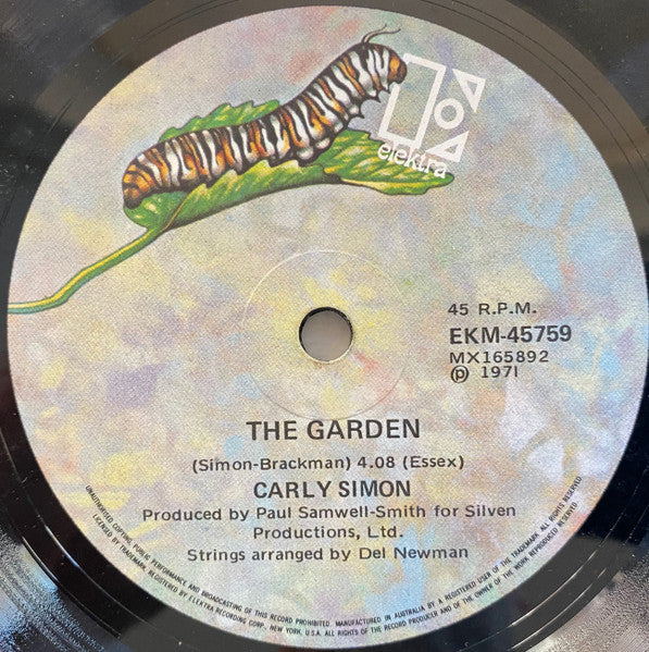 Carly Simon : Anticipation (7", Single)