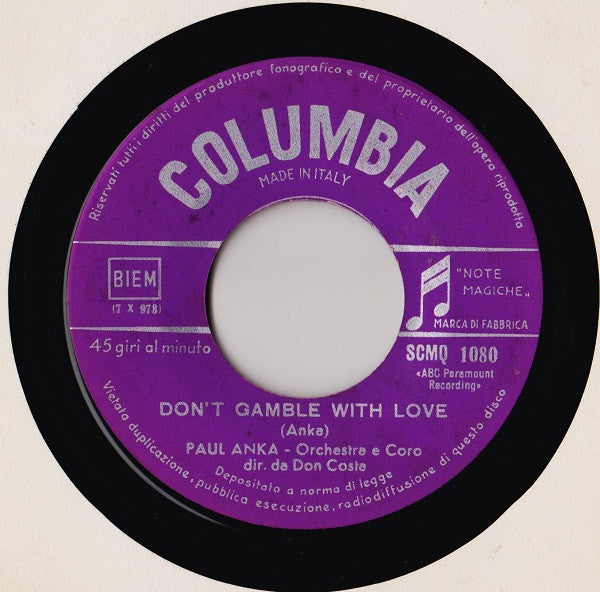 Paul Anka : Diana (7")