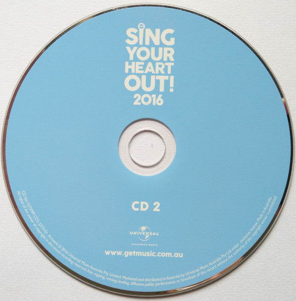 Various : Sing Your Heart Out! 2016 (2xCD, Comp)