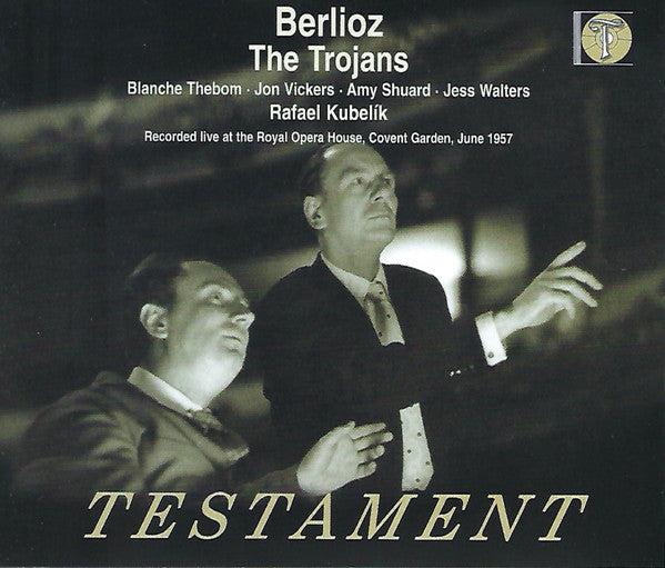 Berlioz* - Blanche Thebom, Jon Vickers, Amy Shuard, Jess Walters, Rafael Kubelik : The Trojans (4xCD, Album, Mono, RM)