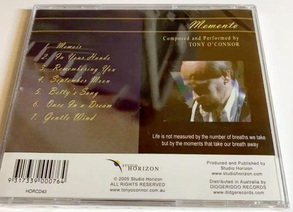 Tony O'Connor (2) : Memento (CD, Album)