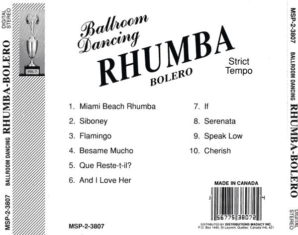 Francisco Montaro Ensemble : Rhumba - Bolero (CD, Comp)