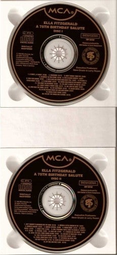 Ella Fitzgerald : 75th Birthday Celebration (2xCD, Comp, RM)