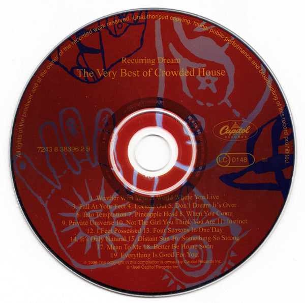 Crowded House : Recurring Dream: The Very Best Of Crowded House (CD, Comp, RP)