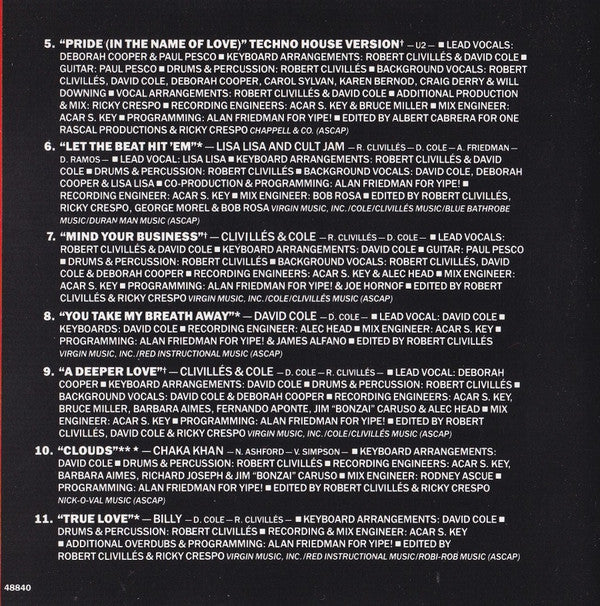 Clivillés + Cole* : Greatest Remixes Vol. 1 (CD, Comp)