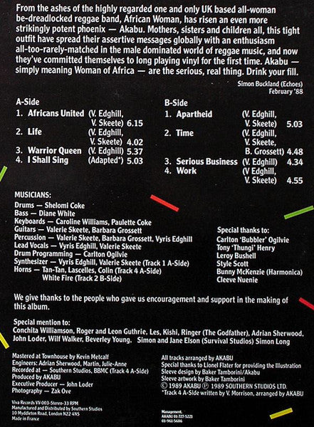 Akabu (2) : Akabu (LP, Album)