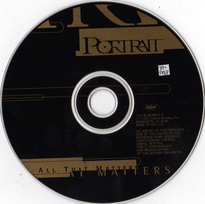 Portrait : All That Matters (CD, Album)