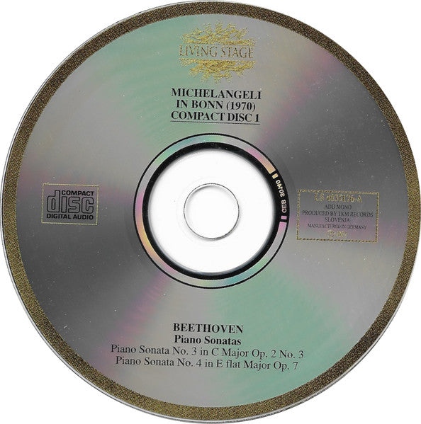 Ludwig van Beethoven, Franz Liszt, Arturo Benedetti Michelangeli : Michelangeli In Bonn (2xCD, Comp, Mono)