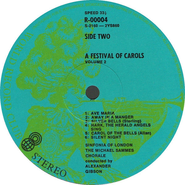 Sinfonia Of London & Mike Sammes Singers : A Festival Of Carols (3xLP, Album, Club, RE + Box)
