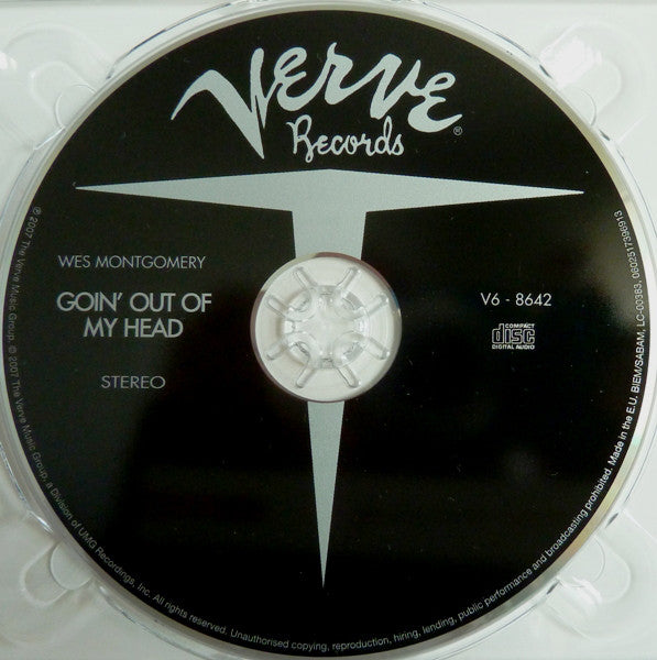 Wes Montgomery : Goin' Out Of My Head (CD, Album, RE, RM, Dig)