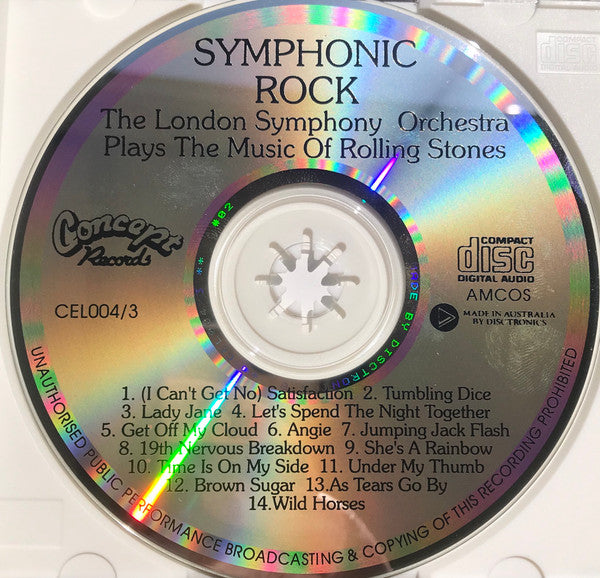 London Symphony Orchestra With The London Pop Choir : The Rolling Stones Played By The London Symphony Orchestra (CD, Album)