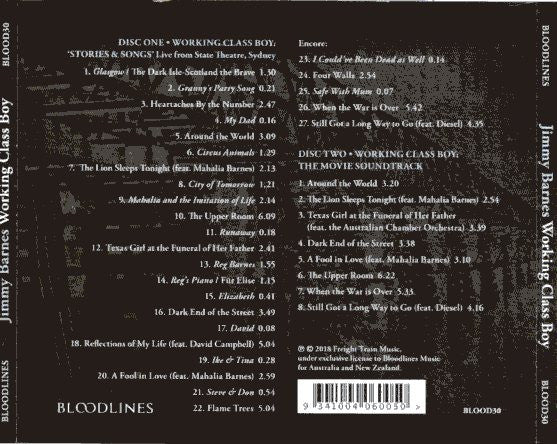 Jimmy Barnes : Working Class Boy The Soundtracks (2xCD, Album)