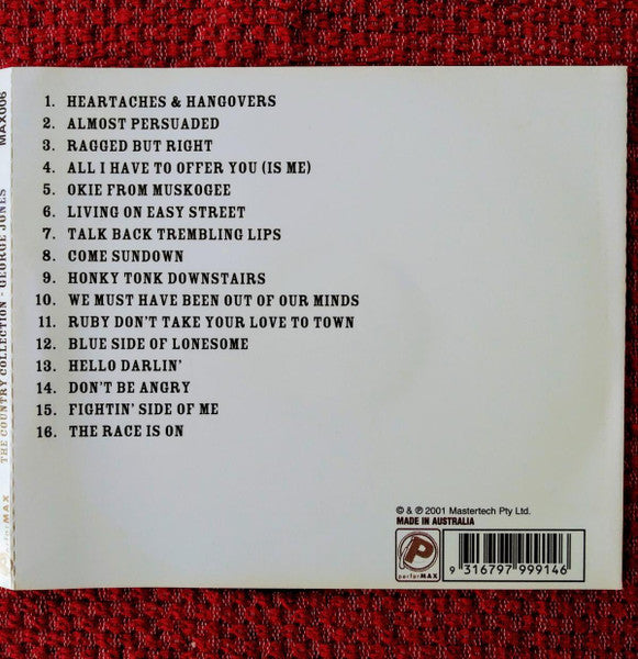 George Jones (2) : The Country Collection (CD, Comp)