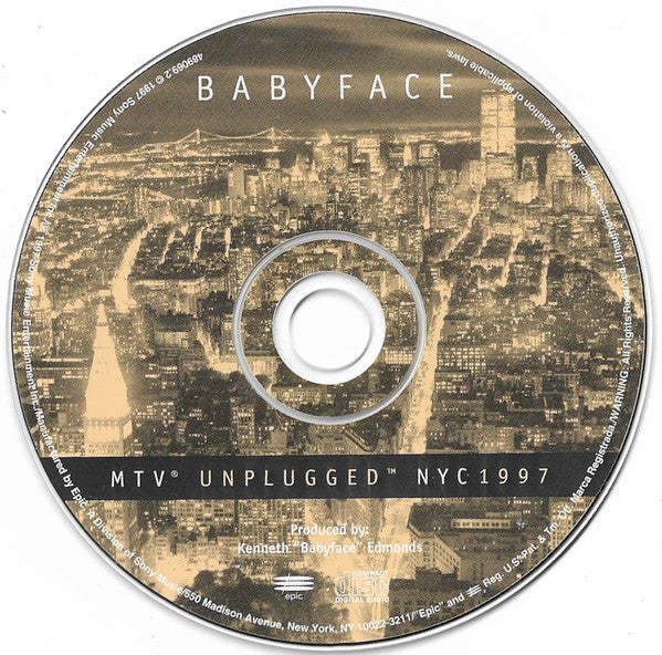 Babyface : MTV Unplugged NYC 1997 (CD, Album)