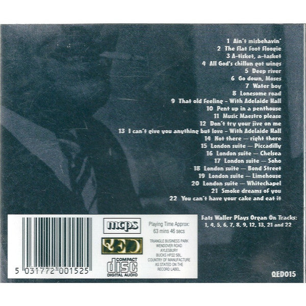 Fats Waller : Ain't Misbehavin' (CD, Comp)