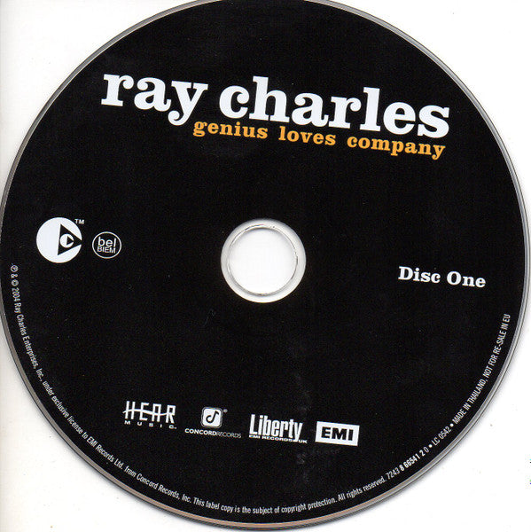 Ray Charles : Genius Loves Company (CD, Album, Copy Prot., Ltd, Spe + DVD, NTSC, Dol)