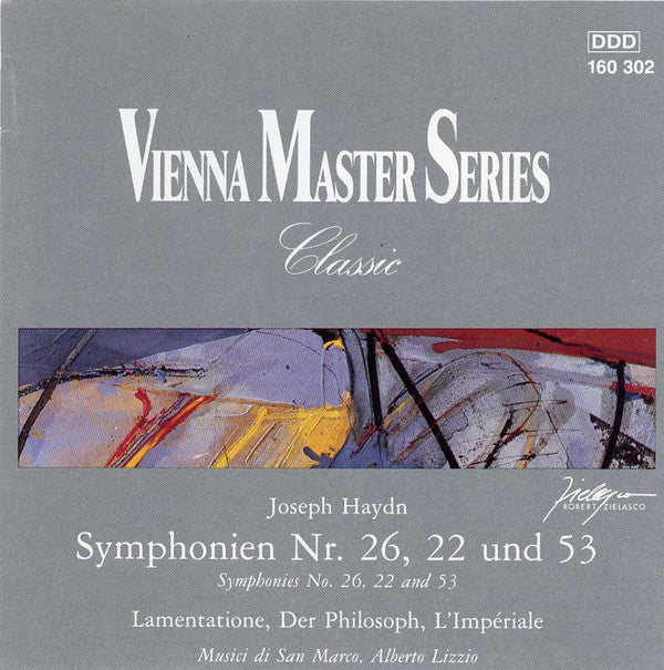 Joseph Haydn, Musici Di San Marco, Alberto Lizzio : Symphonien Nr. 26, 22 Und 53. Lamentatione, Der Philosoph, L'Impériale (CD, Album)