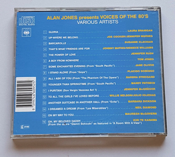 Various : Alan Jones Presents Voices Of The 80s (CD, Album, Comp)