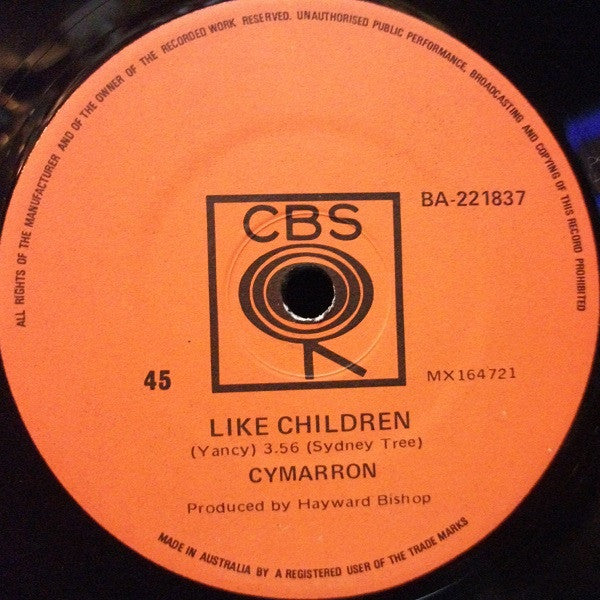 Cymarron : Rings (7", Single)